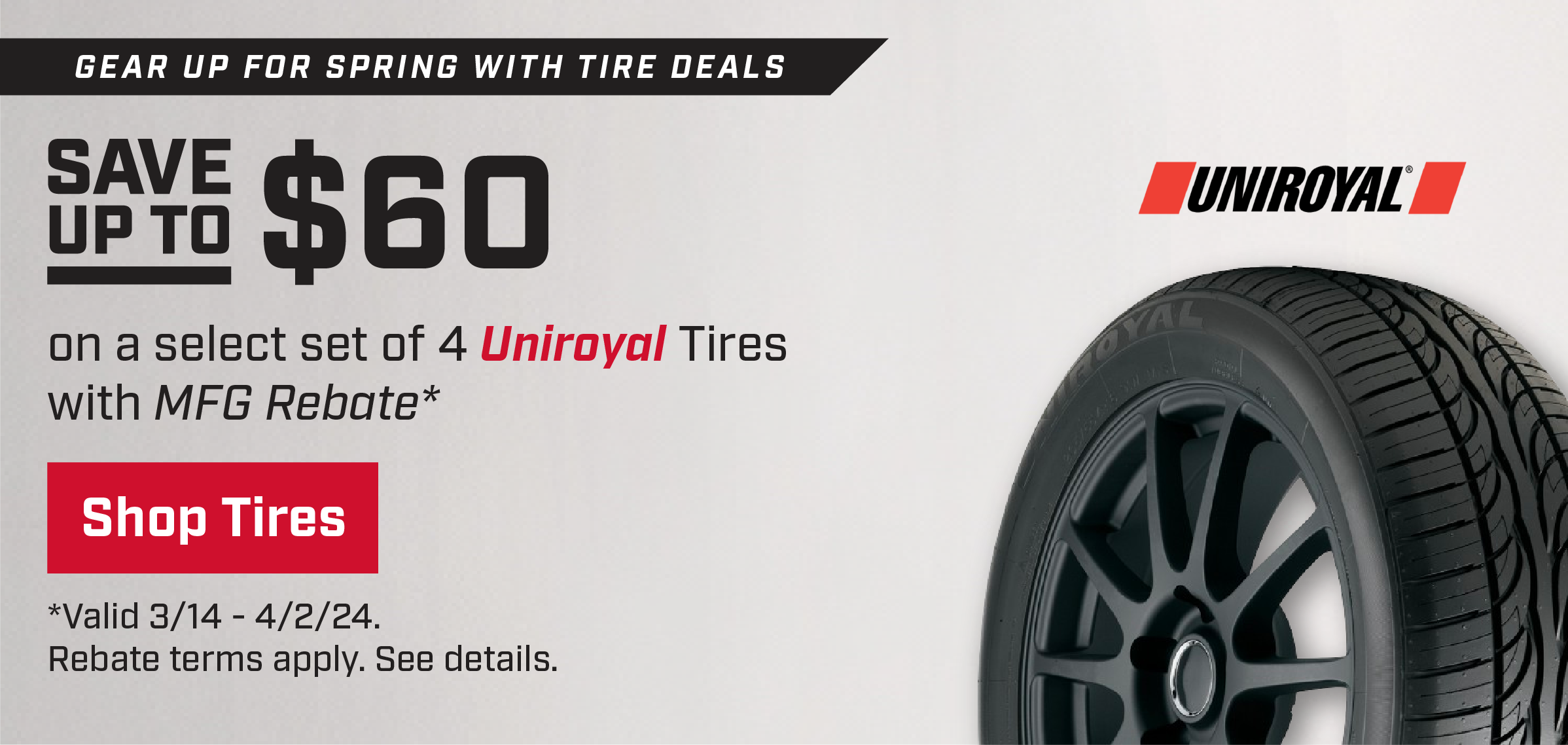 Save on Starfire Tires